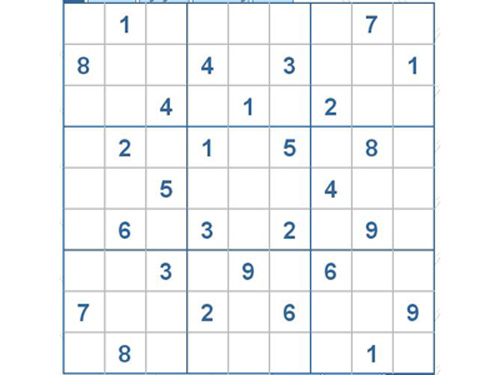 Mời các bạn thử sức với ô số Sudoku 2367 mức độ Khó
