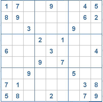 Mời các bạn thử sức với ô số Sudoku 2357 mức độ Khó