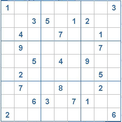Mời các bạn thử sức với ô số Sudoku 2369 mức độ Khó