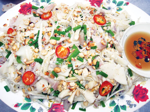 Đậm đà gỏi măng