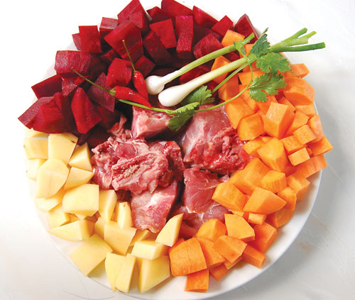 Canh củ dền