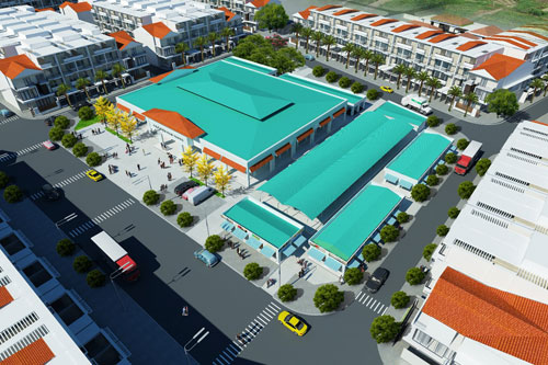 Xây dựng Khu phố chợ Điện Nam Trung