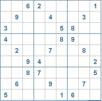 Mời các bạn thử sức với ô số Sudoku 2437 mức độ Khó