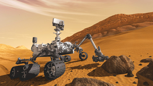 Thiết bị tự hành Curiosity tiếp tục sứ mệnh nghiên cứu bề mặt sao Hỏa - Ảnh: NASA