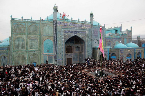 Quang cảnh một buổi lễ ăn mừng năm mới Nowruz tại Afghanistan - Ảnh: Getty Images