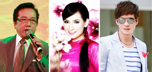 Elvis Phương, Phi Nhung, Lý Hải - Ảnh: R.Đ cung cấp