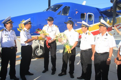 Đón Thủy phi cơ DHC-6 Không quân Hải quân về Việt Nam