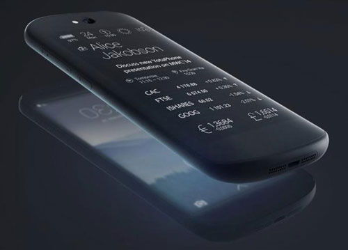 Điện thoại 2 màn hình của Nga - Ảnh: Yota Devices