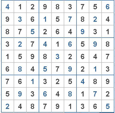 Mời các bạn thử sức với ô số Sudoku 2601 mức độ Rất khó 1
