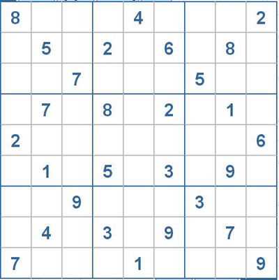 Mời các bạn thử sức với ô số Sudoku 2606 mức độ Khó