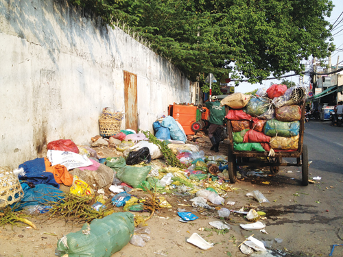 Trường em bị &ocirc; nhiễm 