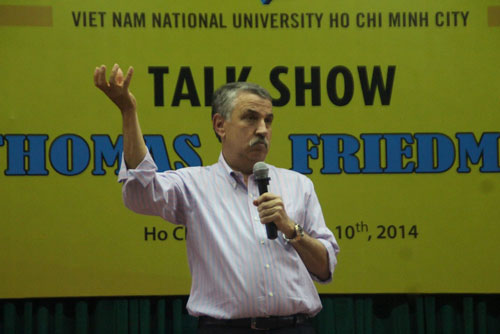 Thomas Friedman: Sinh viên phải biết tự tạo việc làm
