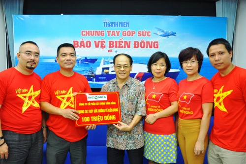 Công ty Cổ phần Xây dựng Sông Hồng ủng hộ 100 triệu đồng Chung tay góp sức bảo vệ biển Đông