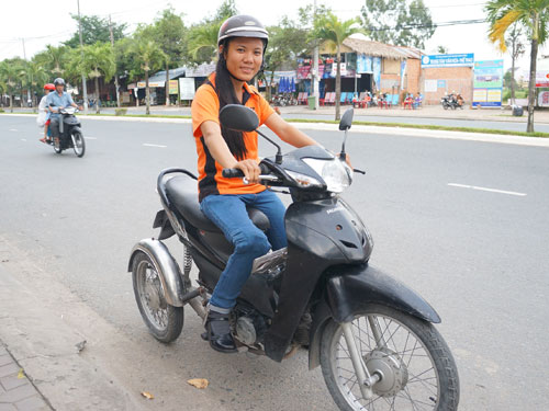 Nữ vận động viên khuyết tật giàu nghị lực
