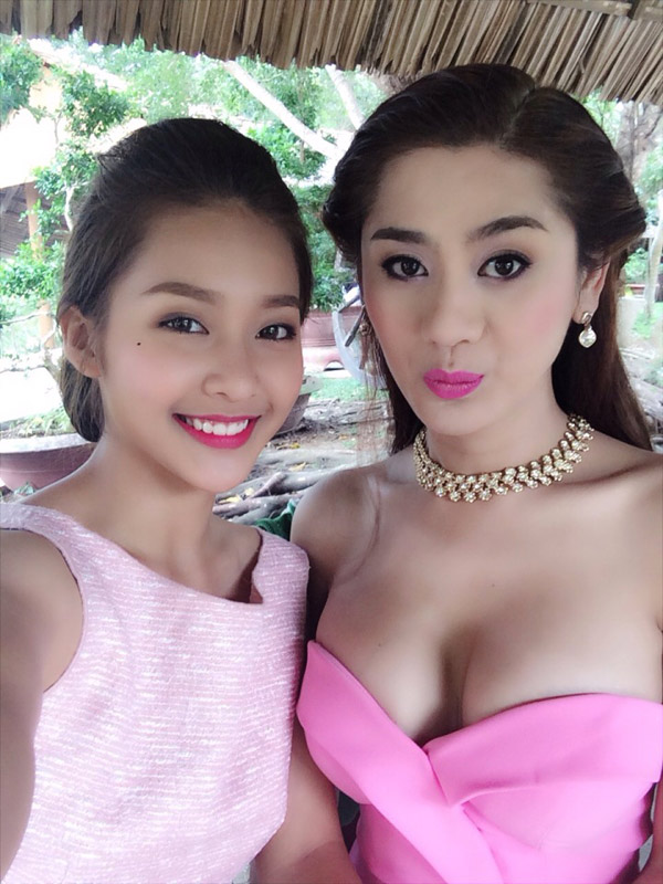 Lâm Chi Khanh sexy bên cạnh hotgirl Khả Ngân  4