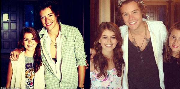 Con gái Cindy Crawford phải lòng Harry Styles (One Direction) 1