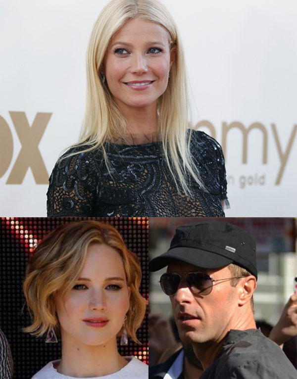 Gwyneth Paltrow không hề phản đối mối quan hệ của Chris Martin với Jennifer Lawrence như lời đồn - Ảnh: Reuters