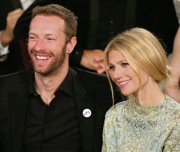 Sau khi chia tay Gwyneth Paltrow và Chris Martin vẫn duy trì mối quan hệ bạn bè thân thiết - Ảnh: Reuters