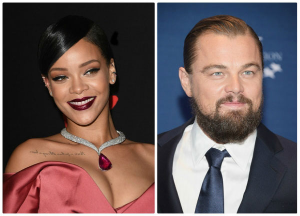 Rihanna và Leonardo DiCaprio hôn nhau tại tiệc Playboy
