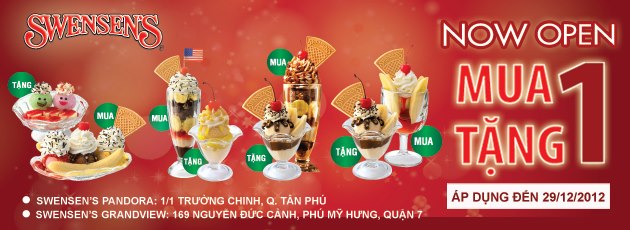 Swensen's đồng loạt khai trương 2 cửa hàng mới tại Grandview Phú Mỹ Hưng và Pandora Tân Phú