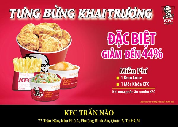 Tưng bừng khai trương KFC Trần Não - Quận 02 2