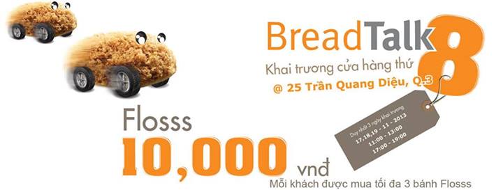 Tưng bừng khai trương cửa hàng BreadTalk thứ 8 tại 25 Trần Quang Diệu Q.3 5