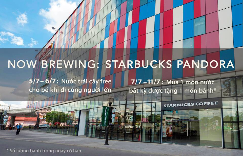 Starbucks khai trương cửa hàng thứ 8 tại Pandora City 2