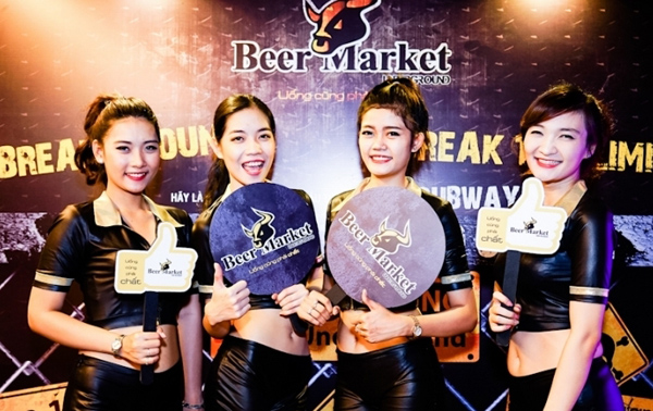 Khai sàn “Chợ Bia” dưới lòng đất đầu tiên tại Việt Nam 7