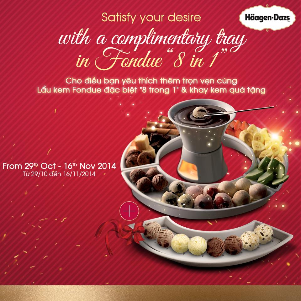 Vui mùa lễ hội cùng Lẩu kem Fondue - Häagen-Dazs 1