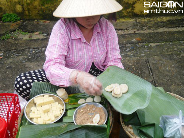 Xôi bánh dày mùa đông ở Hội An