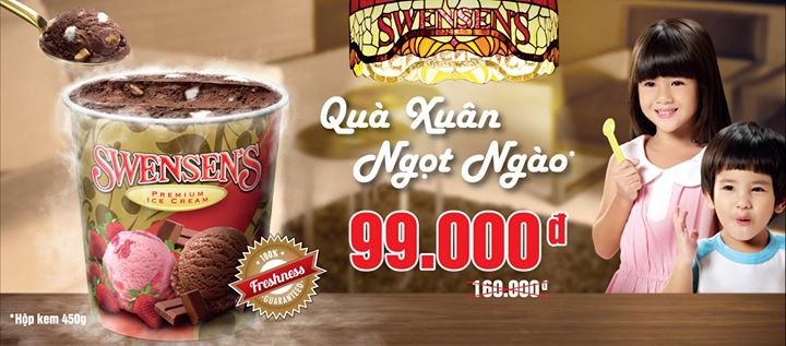 Quà xuân ngọt ngào với kem Swensen's 1