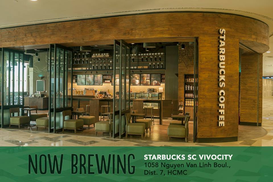 Starbucks khai trương cửa hàng tại trung tâm thương mại SC Vivo City