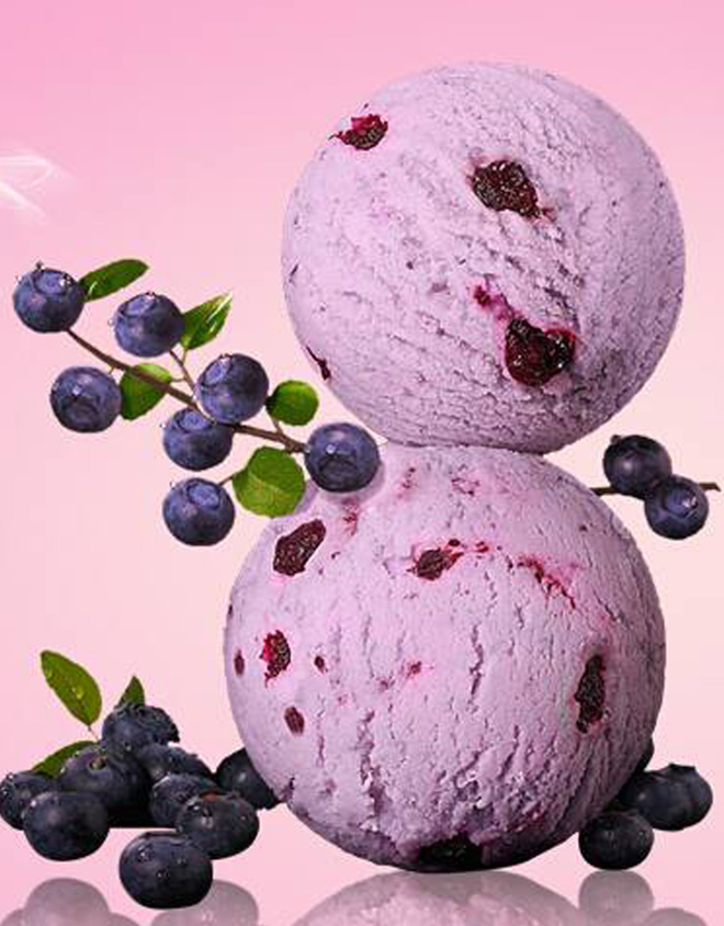 Kem Blueberries & Cream - kim cương xanh cho sức khoẻ tại Häagen-Dazs 1