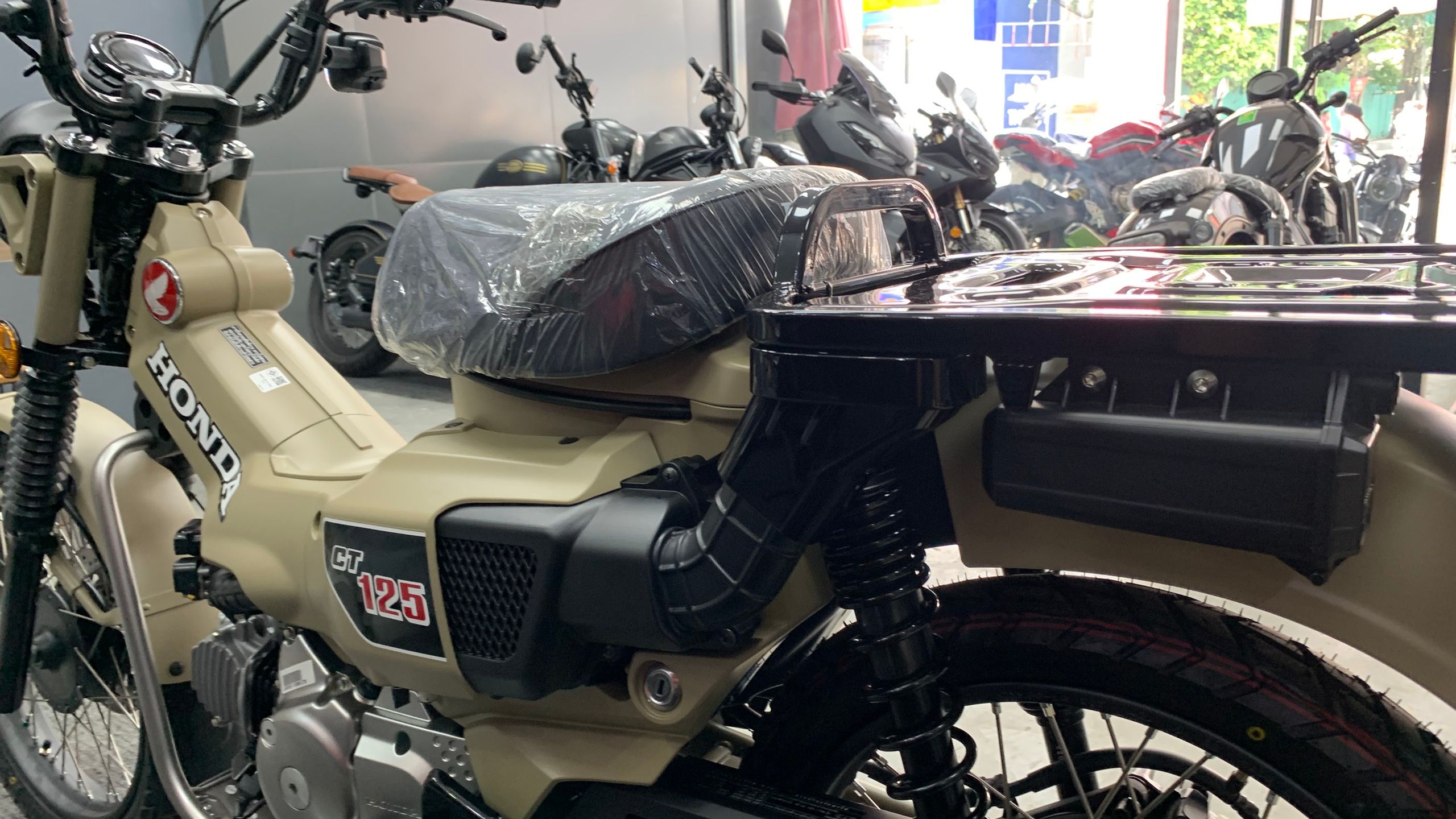 Mẫu xe Honda CT125 sở hữu màu sắc hoàn toàn mới