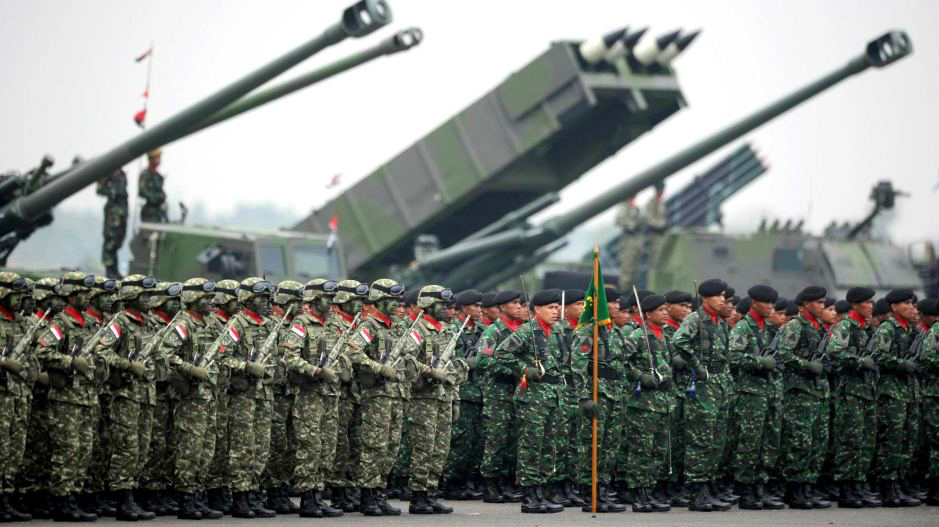 Indonesia dự kiến tăng số quân tại quần đảo Natuna ở phía nam Biển Đông lên 2.000 lính vào cuối năm 2016 - Ảnh: AFP