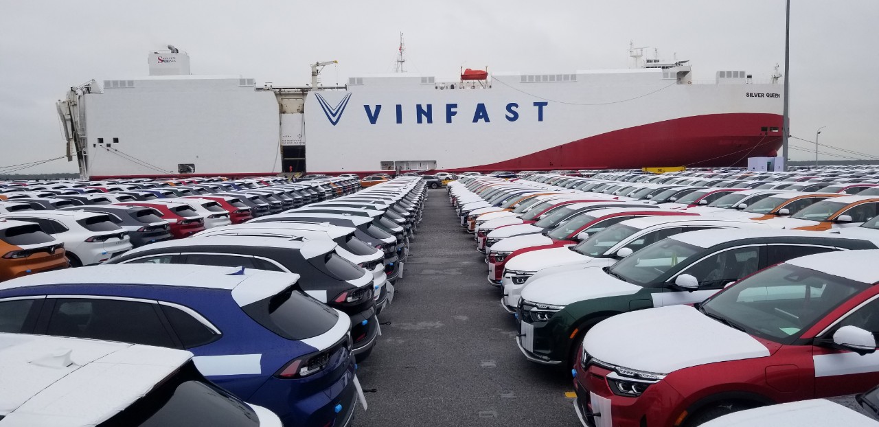 999 ô tô điện đầu tiên của Vinfast sang Mỹ