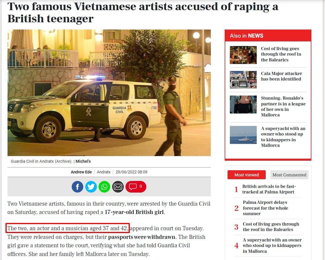Cộng đồng mạng \'sôi\' lên trước thông tin 2 nghệ sĩ Việt bị bắt ở ...