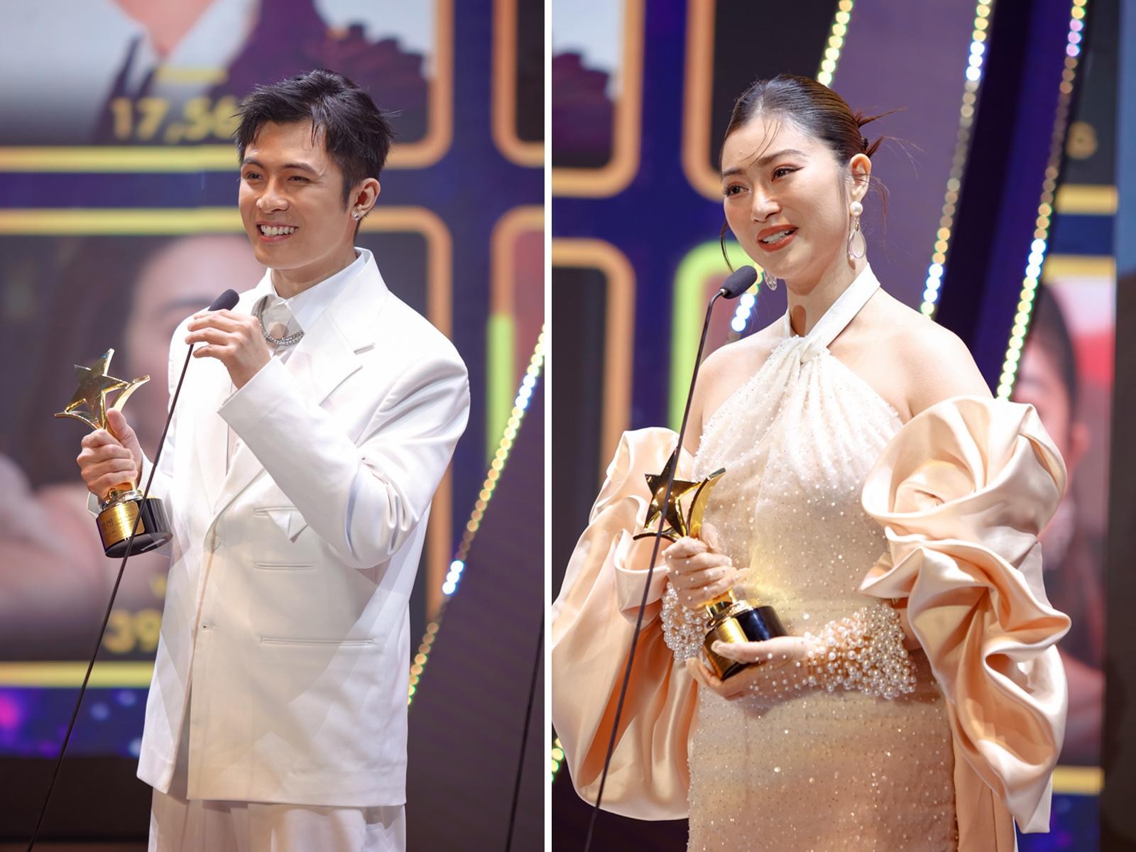 Việt Hương, Chi Pu, Puka, Gin Tuấn Kiệt, Kim Phượng... Nhận Cúp 'Ngôi Sao  Xanh' 2022