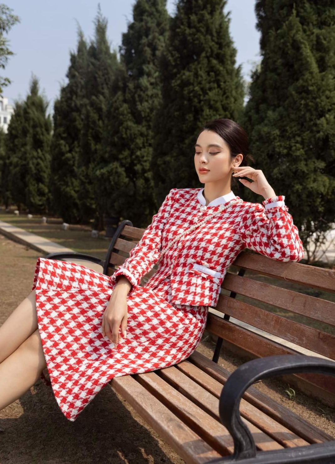 Chân váy dạ kẻ ô mùa đông ( váy ngắn có quần bảo hộ - váy dài có lớp lót  trong) | Shopee Việt Nam