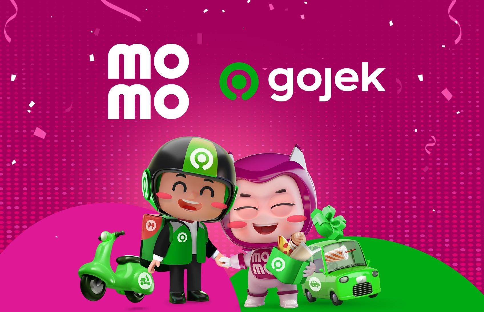 Gojek, MoMo: Dịch vụ giao thông công cộng Gojek và ví điện tử MoMo đã cùng hợp tác với nhau, mang đến cho người dùng tiện ích và an toàn khi di chuyển. Hơn nữa, việc thanh toán qua MoMo giúp cho giao dịch được thực hiện nhanh chóng và hiệu quả.