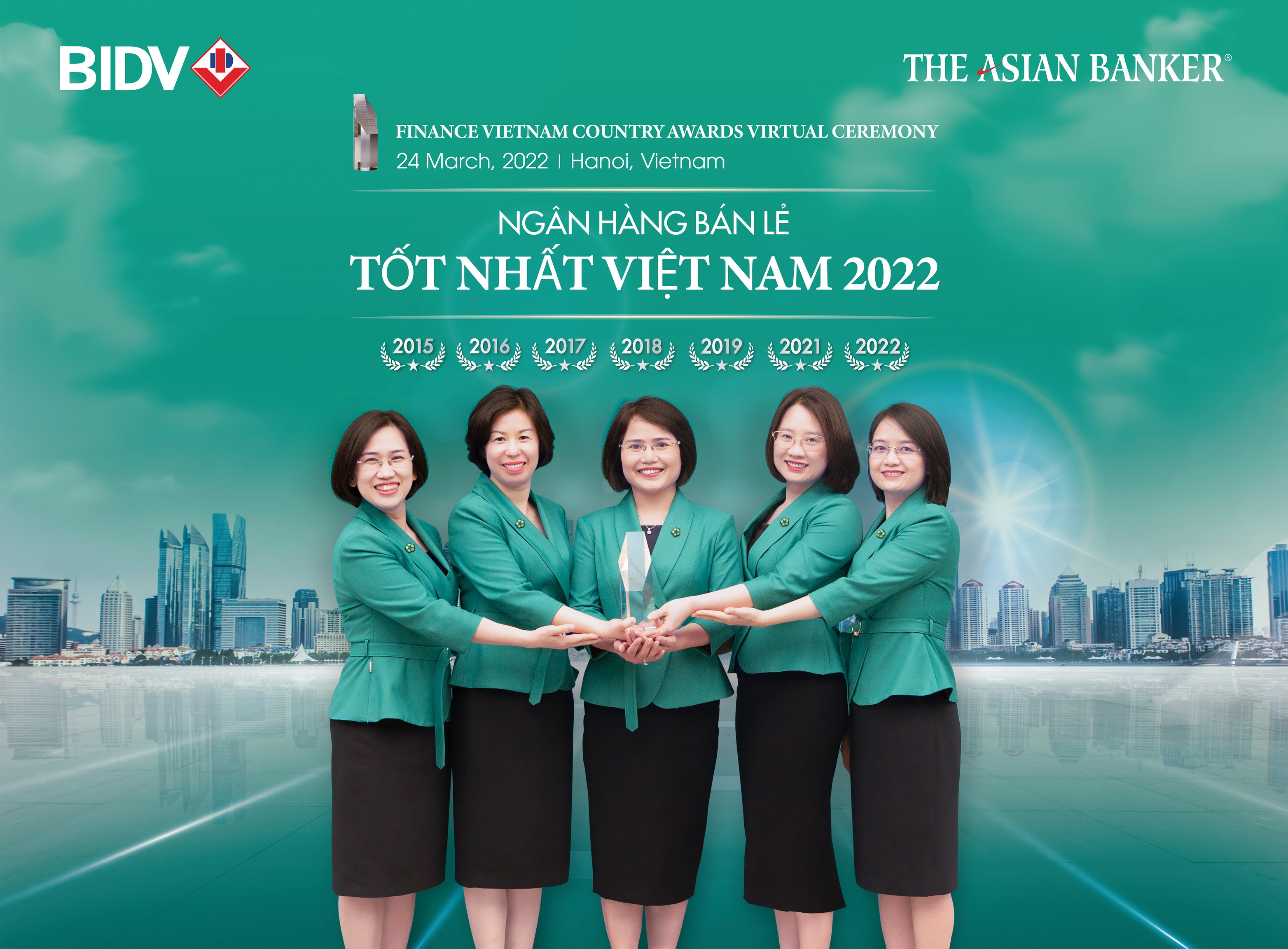 BIDV nhận giải \'Ngân hàng Bán lẻ tốt nhất Việt Nam 2022 - Best ...