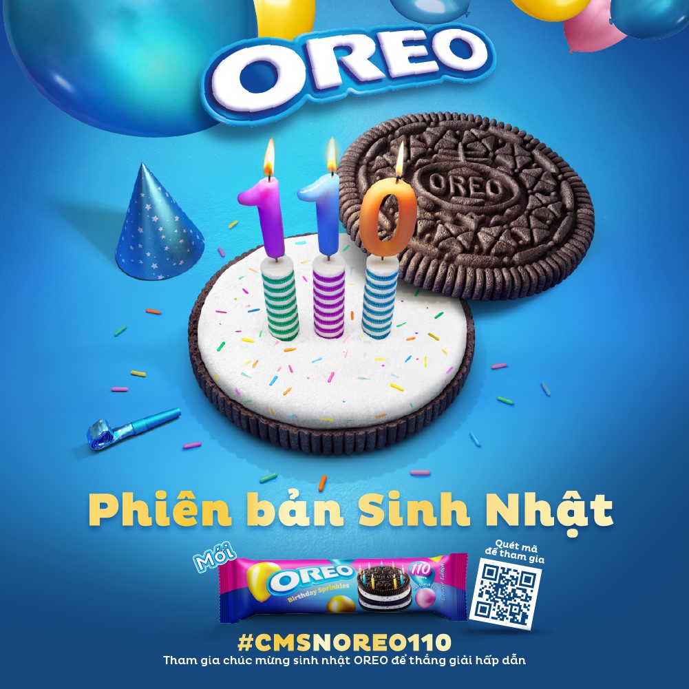 Hãy đến tham gia chương trình đánh dấu sinh nhật của OREO, nơi bạn sẽ được thổi nến cùng những chiếc bánh ngọt ảo như trong mơ. Tất cả đều rất vui nhộn và đầy ý nghĩa!