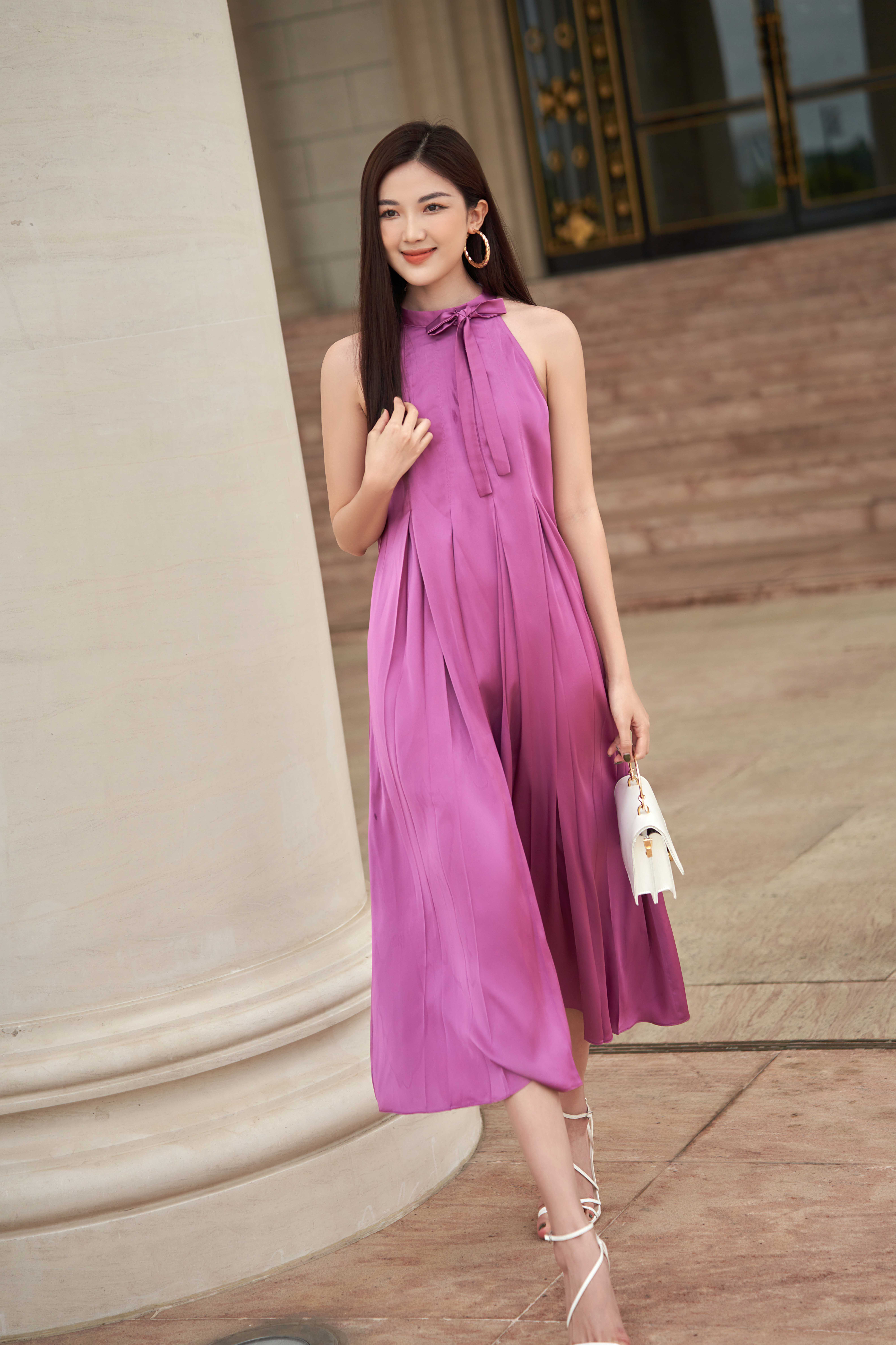 Váy Voan Màu Hồng Siêu Tiên Nữ Khí Chất Gợi Cảm Phong Cách Dịu Dàng Ngọt  Ngào Kiểu Pháp Váy Liền Công Chúa Tay Bồng Nữ Mùa Hè Mẫu Mới  MixASale