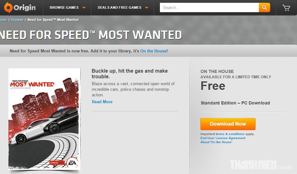 Nhanh Tay Sở Hữu Game Need For Speed: Most Wanted Hoàn Toàn Miễn Phí