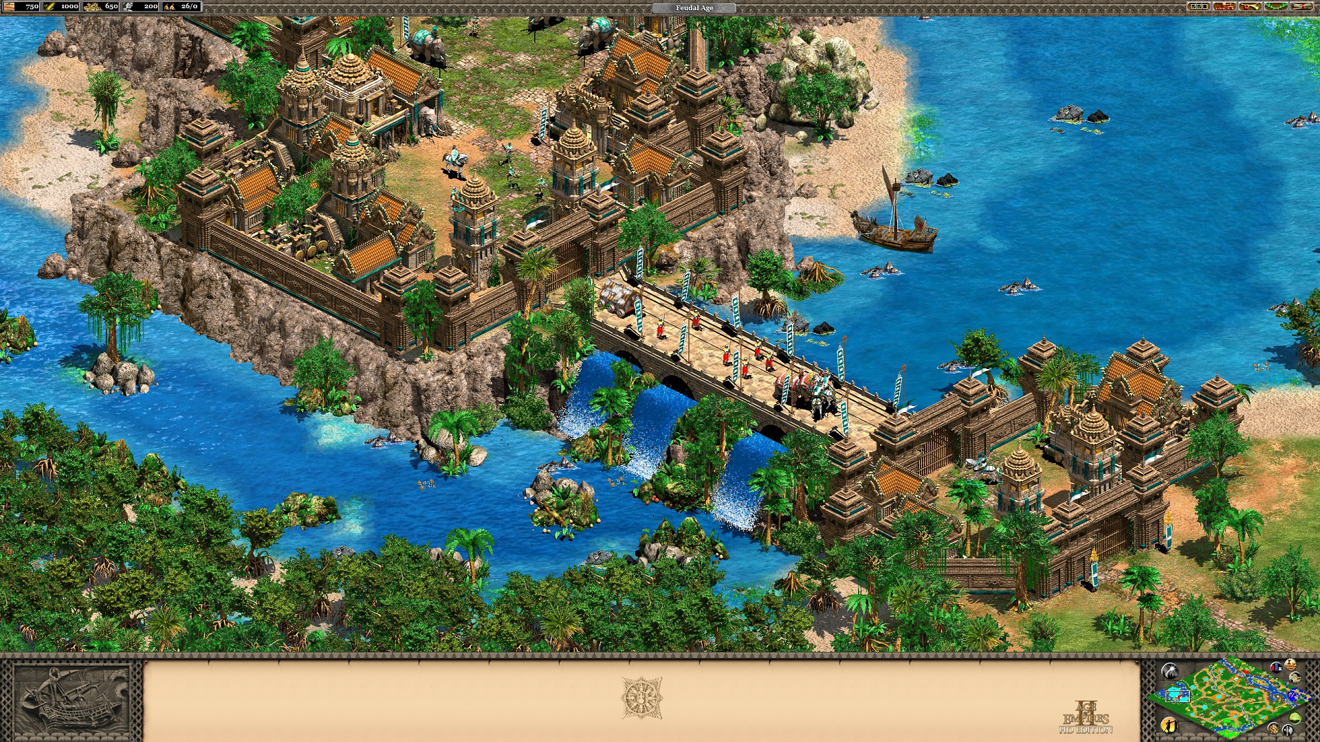 Age of Empires II HD - một trong những tựa game chiến thuật cổ điển nhất, đã được phân phối lại trên nền tảng Steam với đồ họa HD và nhiều tính năng mới. Trong game, bạn sẽ được đưa về thời kỳ trung cổ thực sự, xây dựng quân đội, tạo chiến thuật, và chiến đấu để chinh phục thế giới. Hãy tới và đắm mình trong không gian lịch sử đầy kịch tính của Age of Empires II HD.