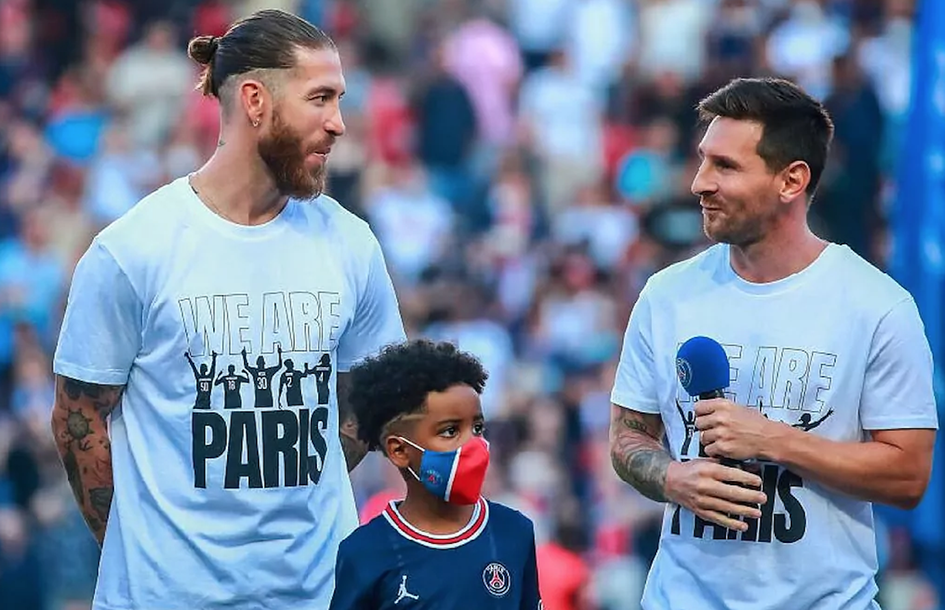 Hai siêu sao Messi và Sergio Ramos đã có mặt tại PSG! Hãy không bỏ lỡ cơ hội để chiêm ngưỡng sự tỏa sáng của hai ngôi sao và cảm nhận cảm giác kích thích khi các cầu thủ ưu tú này đang thi đấu trên sân cỏ!