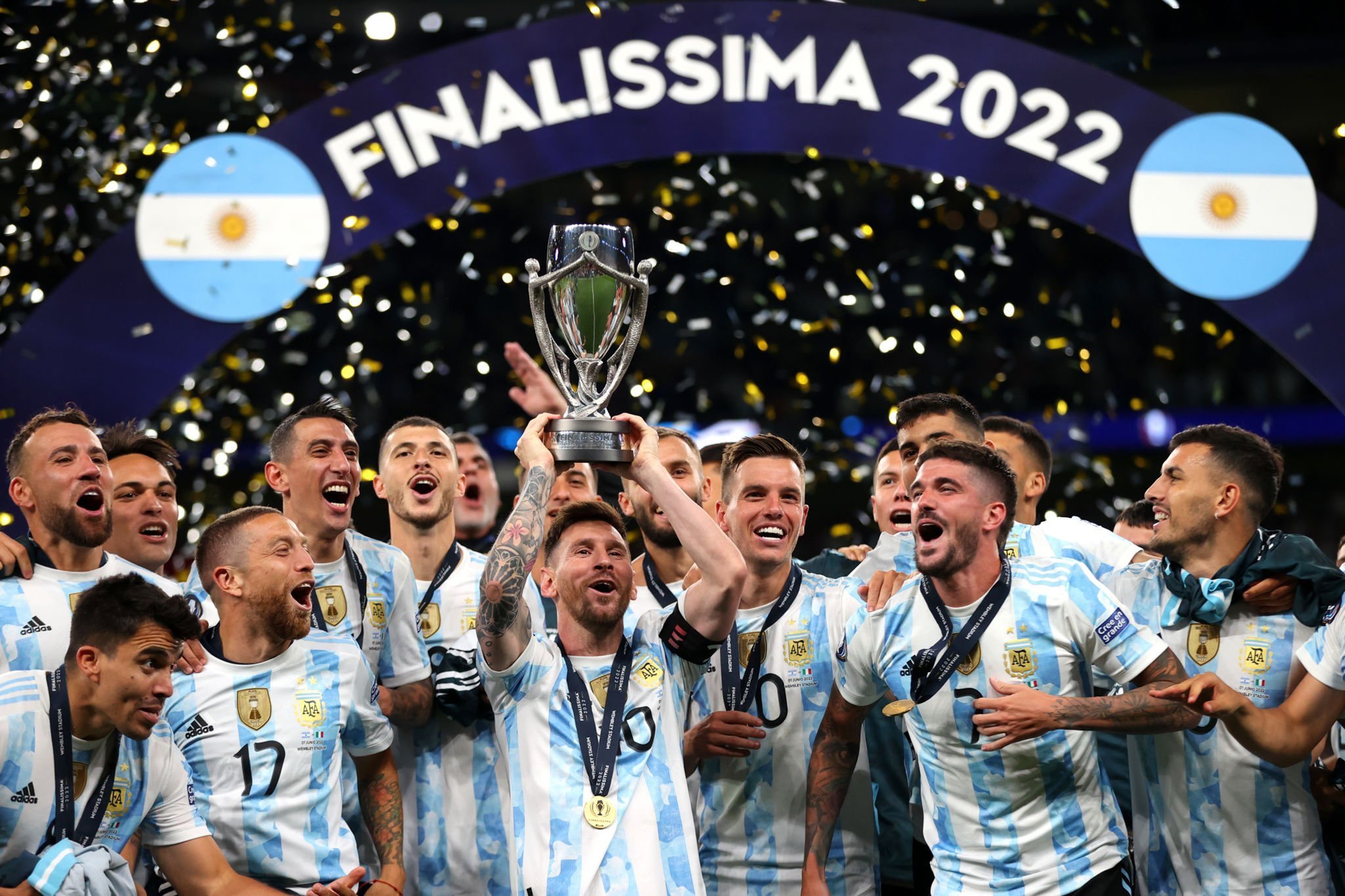 Messi rực sáng, tuyển Argentina thắng dễ tuyển Ý vô địch ‘Finalissima’