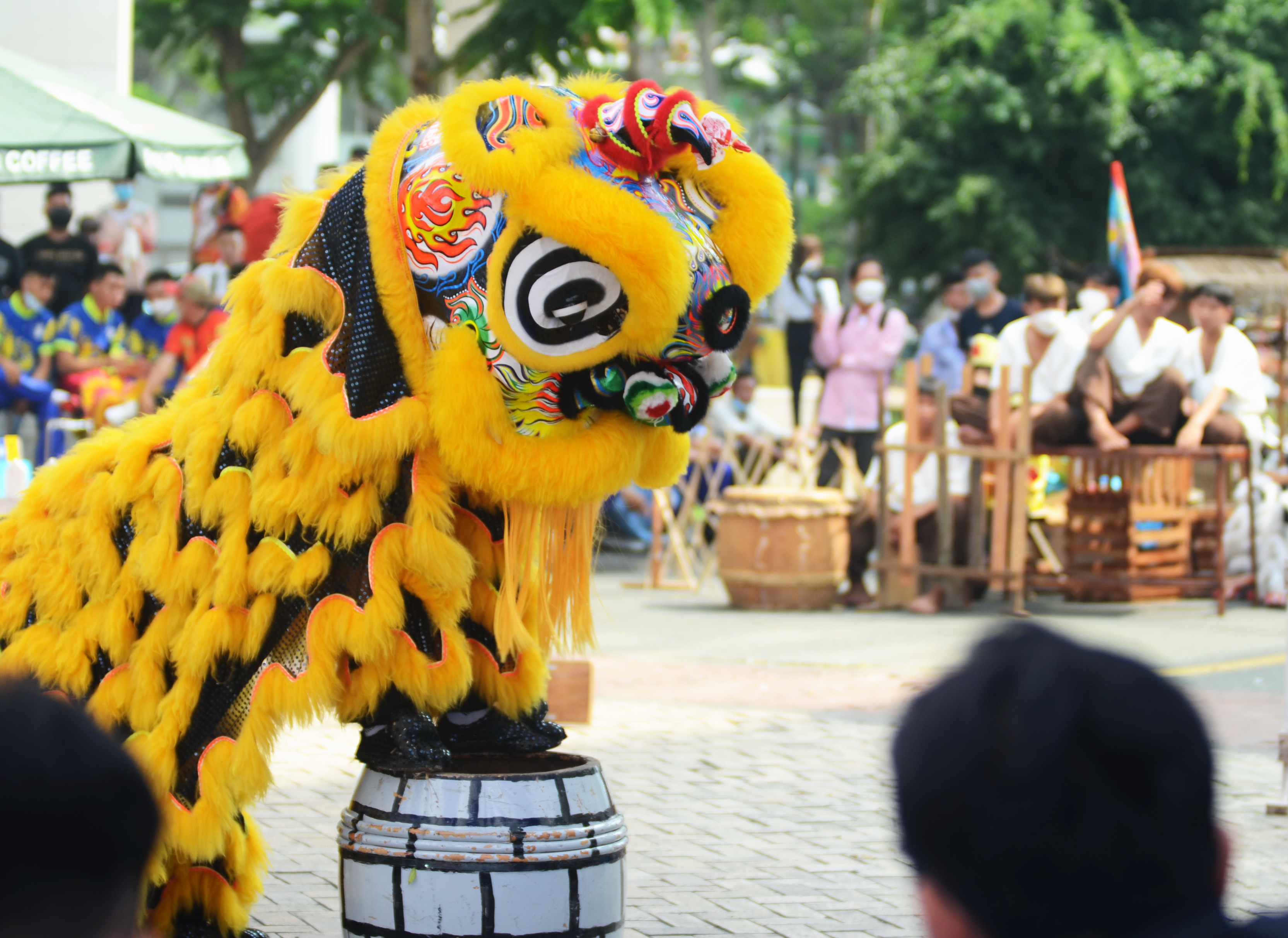 Biểu diễn lân sư rồng là nghệ thuật đòi hỏi sự kiên nhẫn và tinh thần tập trung cao độ. Hãy đến và chiêm ngưỡng những màn biểu diễn tuyệt vời của các võ sĩ điêu khắc lân, để cảm nhận sự đẹp đẽ và nghệ thuật của nó.