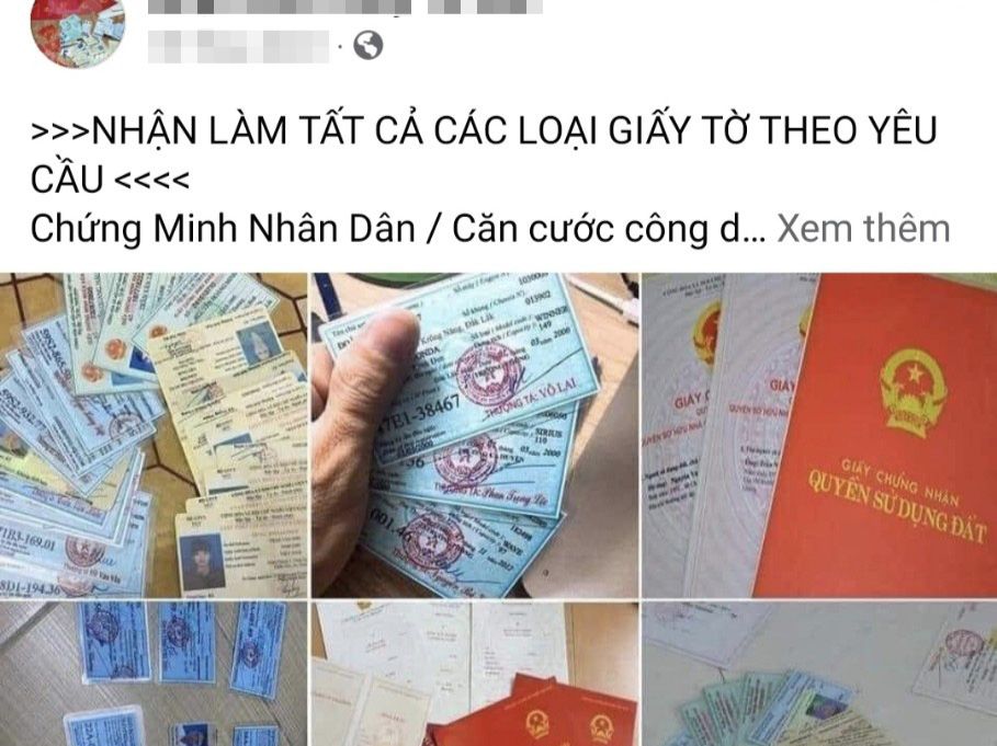 Không nên đăng tải chia sẻ hình ảnh căn cước công dân lên mạng xã hội