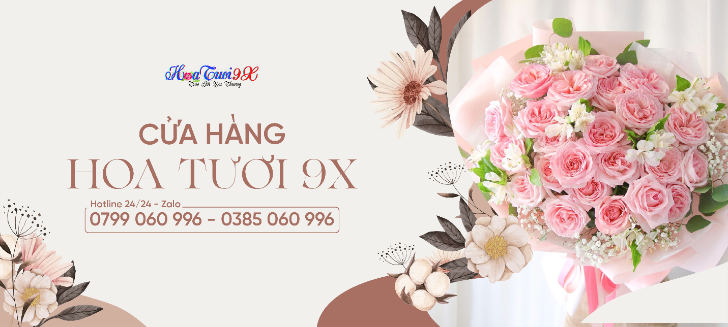 Cửa hàng Hoa Tươi 9x - Địa chỉ đặt hoa khai trương giá rẻ tại TP.HCM